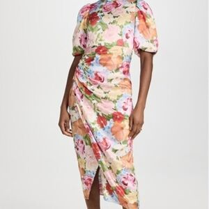 Floral Print Midi Dress